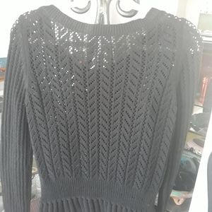 Ann Taylor left black sweater sz Medium